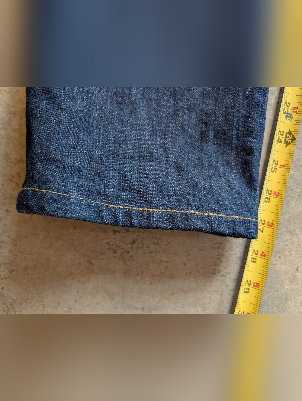 Tellason Stock Denim Jeans Made In San Francisco USA Men's Size 34 - Picture 9 of 9